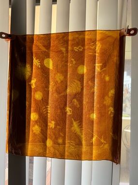 Sepia Brown Bandana Head Scarf 100% Cotton
